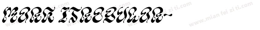 mark itregular字体转换
